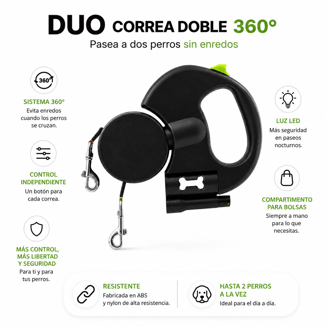 DUO • Correa doble 360º